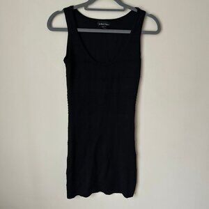 Sweater Project Black Tank Mini Sleeveless Dress Women’s Size Medium